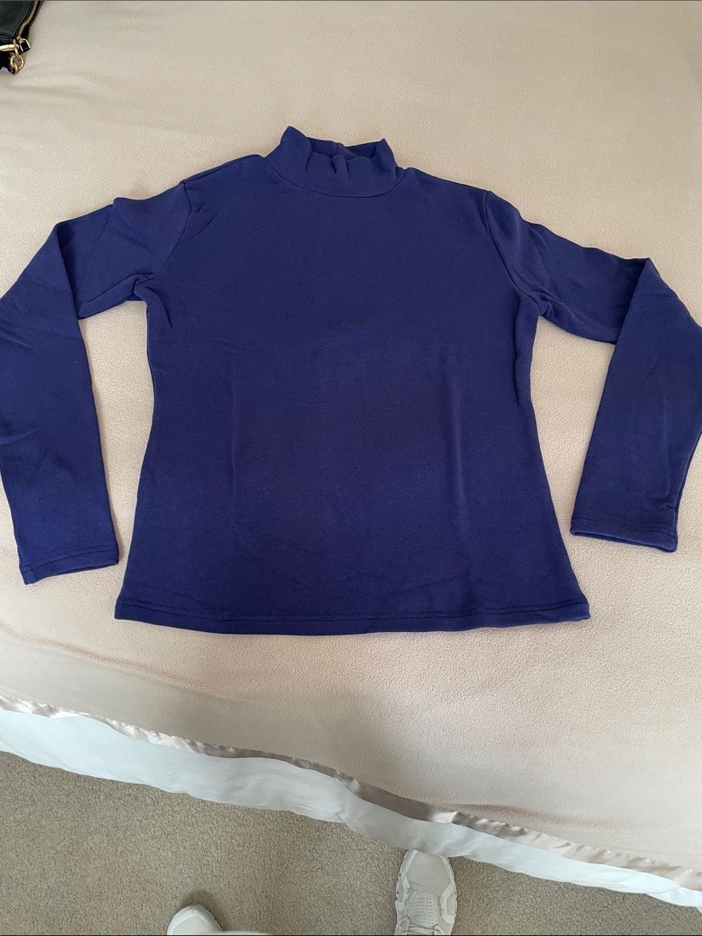 Soft Long Sleeve Mock Neck Top